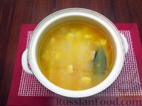 Фото приготовления рецепта: Суп из свинины с пшеном и помидорами - шаг №13