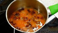 Фото приготовления рецепта: Рисовая каша с апельсином и курагой, на кокосовом молоке - шаг №8