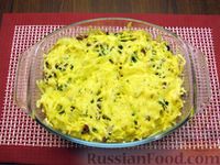Фото приготовления рецепта: Запеканка из цветной капусты с колбасой и сыром - шаг №14