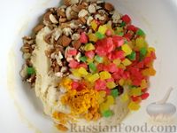 Фото приготовления рецепта: Печенье кантучини с орехами и цукатами - шаг №6