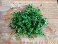 Фото приготовления рецепта: Морковный киш c творогом и зеленью - шаг №13