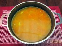 Фото приготовления рецепта: Морковный суп-пюре с яблоками и моцареллой - шаг №4