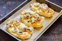 Фото приготовления рецепта: "Стейки" из цветной капусты с грибами и сыром, в духовке - шаг №12