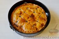 Фото приготовления рецепта: Картофельно-мясной пирог на кефире - шаг №26