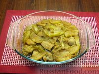 Фото приготовления рецепта: Свинина в соево-имбирном маринаде, запечённая с яблоками - шаг №18