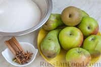 Фото приготовления рецепта: Грушево-яблочное варенье с пряностями (на зиму) - шаг №1