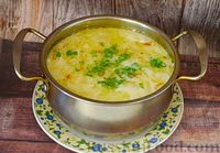 Фото приготовления рецепта: Капустный суп с рисом и сливками - шаг №12