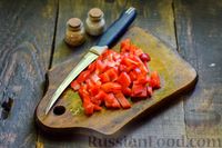 Фото приготовления рецепта: Овощной суп из тыквы и цветной капусты с сырно-яичной заправкой - шаг №5
