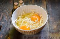Фото приготовления рецепта: Овощной суп из тыквы и цветной капусты с сырно-яичной заправкой - шаг №12