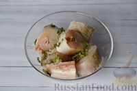 Фото приготовления рецепта: Рыба, запечённая с тыквой и сладким перцем - шаг №3