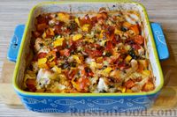 Фото приготовления рецепта: Запеканка с курицей, тыквой и помидорами - шаг №15