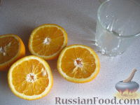 Фото приготовления рецепта: Смузи из персика и апельсина - шаг №2