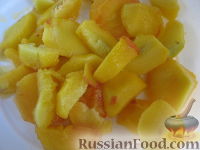 Фото приготовления рецепта: Смузи из персика и апельсина - шаг №5