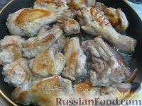 Фото приготовления рецепта: Шашлык куриный на сковороде - шаг №6