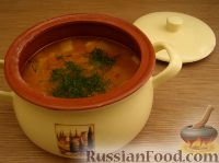 Фото к рецепту: Фасолевый суп в микроволновке