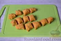 Фото приготовления рецепта: Тыквенные ньокки со сливочно-сырным соусом с ветчиной - шаг №13