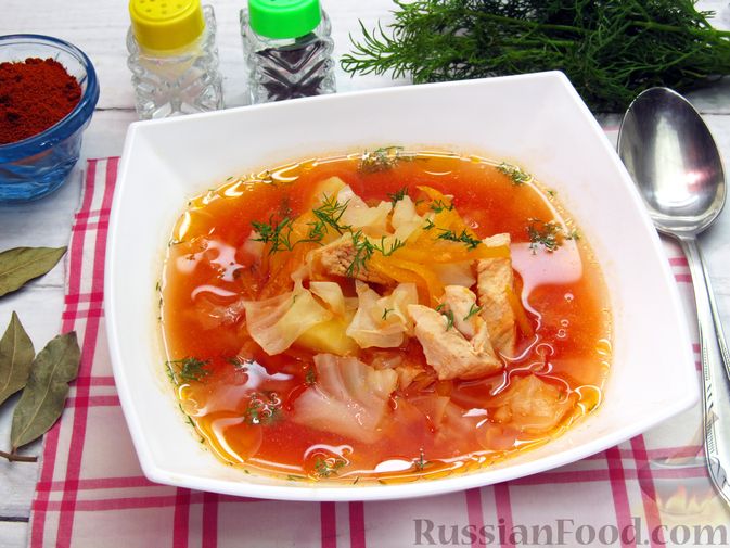Помидорный суп с томатной пастой рецепт с фото пошагово