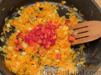 Фото приготовления рецепта: Рулеты из скумбрии с болгарским перцем, морковью и сыром - шаг №8