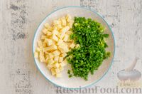 Фото приготовления рецепта: Бездрожжевые булочки на сметане, с кукурузой, сыром и зелёным луком - шаг №2
