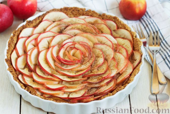 Как приготовить Яблочный песочный пирог просто рецепт пошаговый