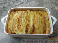 Фото приготовления рецепта: Запеканка из баклажанов, картофеля и мясного фарша - шаг №7