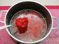 Фото приготовления рецепта: Мясные тефтели в томатно-тыквенном соусе - шаг №12