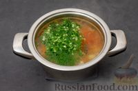 Фото приготовления рецепта: Куриный суп с картофелем - шаг №10