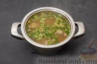 Фото приготовления рецепта: Куриный суп с картофелем - шаг №11
