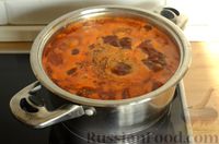 Фото приготовления рецепта: Суп с индейкой и овощами - шаг №12