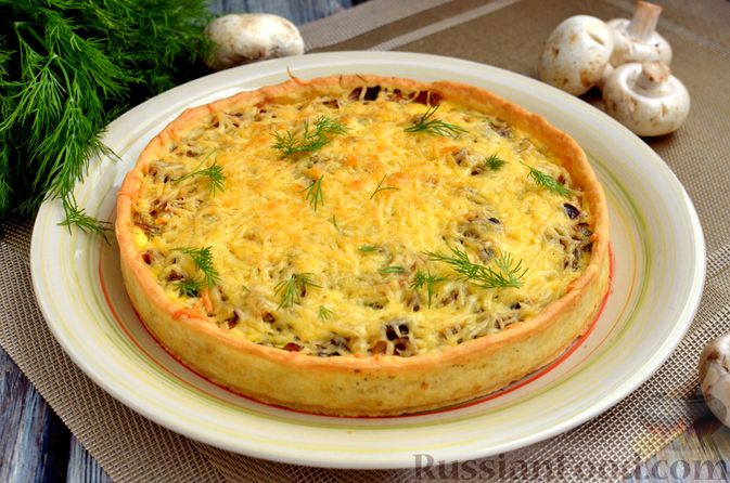 Осетинский пирог с грибами и сыром – рецепт с пошаговыми фото