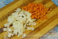 Фото приготовления рецепта: Рагу из куриного филе с болгарским перцем и брюссельской капустой - шаг №9