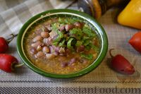 Фото приготовления рецепта: Фасолевый суп с грецкими орехами - шаг №12