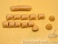 Фото приготовления рецепта: Песочное печенье "Трюфели" с коньяком - шаг №6