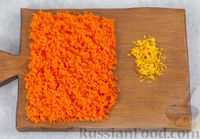 Фото приготовления рецепта: Морковный манник на кефире, с рисовой мукой - шаг №3