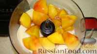 Фото приготовления рецепта: Десерт из персика - шаг №6