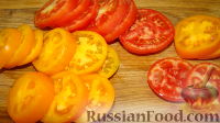 Фото приготовления рецепта: Запеченные баклажаны с сыром и помидорами - шаг №5