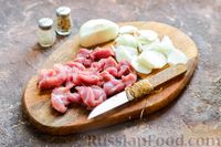 Фото приготовления рецепта: Фунчоза со свининой, редькой и сладким перцем - шаг №2