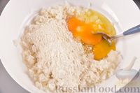 Фото приготовления рецепта: Рисовые оладьи с сыром - шаг №5