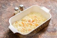 Фото приготовления рецепта: Запеканка из квашеной капусты, мясного фарша и риса - шаг №10