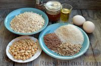 Фото приготовления рецепта: Гранола с арахисом, семечками, кокосовой стружкой и яичными белками - шаг №1