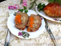 Фото приготовления рецепта: Рулеты из голени индейки с морковью и сыром - шаг №14