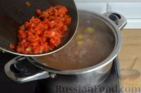 Фото приготовления рецепта: Гречневый суп с рыбными консервами - шаг №8