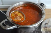 Фото приготовления рецепта: Гречневый суп с рыбными консервами - шаг №11