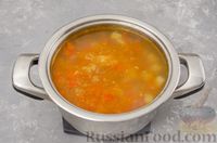 Фото приготовления рецепта: Куриный суп с гречневой крупой и овощами - шаг №11