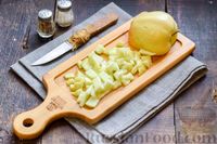 Фото приготовления рецепта: Салат "Оливье" с копчёной курицей и яблоком - шаг №7