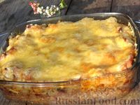 Фото приготовления рецепта: Гречка с куриным филе и сыром, в духовке - шаг №11