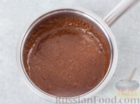 Фото приготовления рецепта: Шоколадная овсянка на воде, с яблочно-банановым пюре - шаг №4
