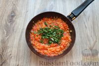 Фото приготовления рецепта: Каннеллони с мясным фаршем, запеченные под томатным соусом и сыром - шаг №5