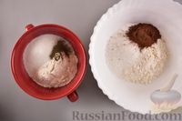 Фото приготовления рецепта: Постные кексики с какао и зелёным чаем - шаг №3
