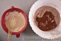Фото приготовления рецепта: Постные кексики с какао и зелёным чаем - шаг №4